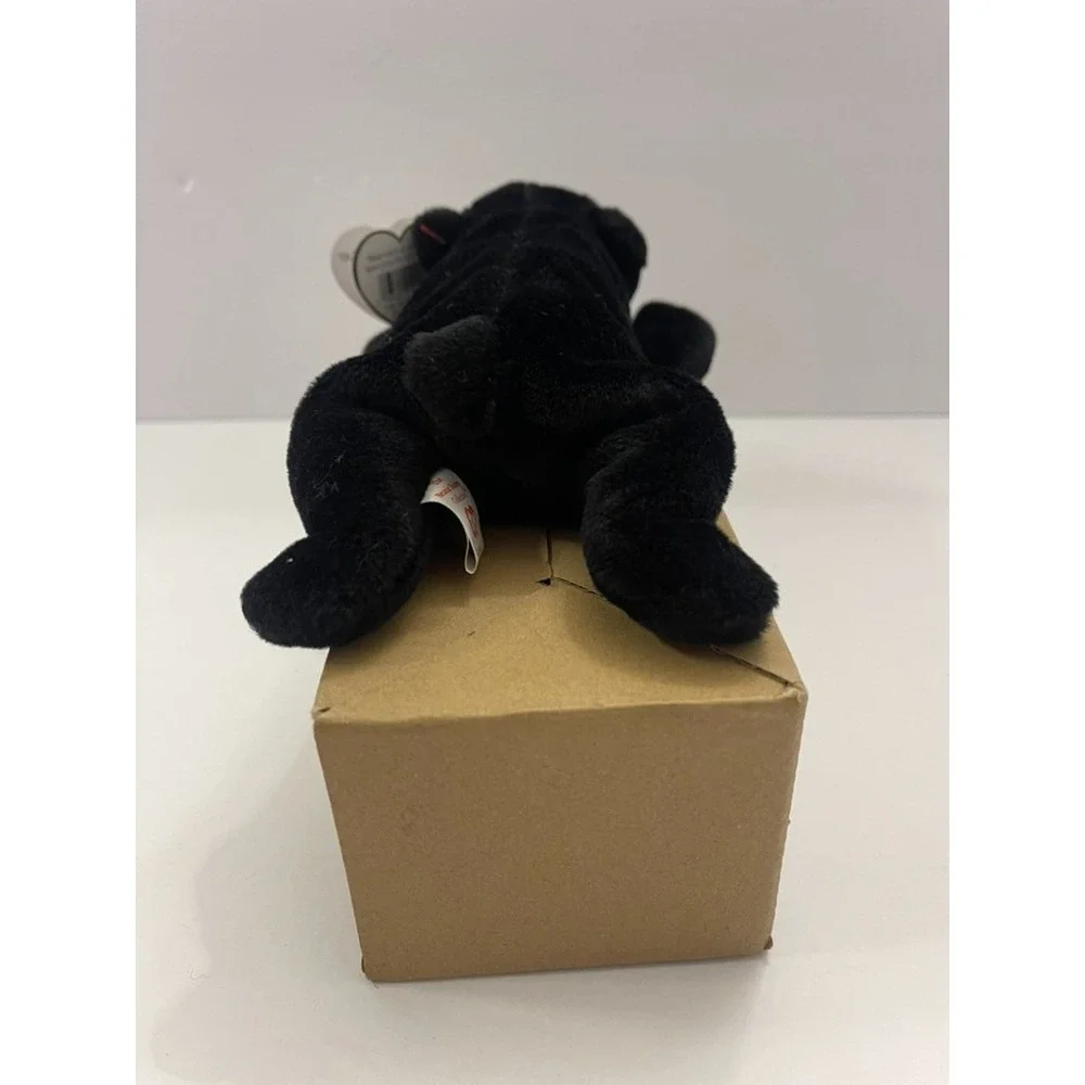 Ty Beanie Babies Blackie the Bear 1994 Vintage Plush Black Brown Style 4011 PVC